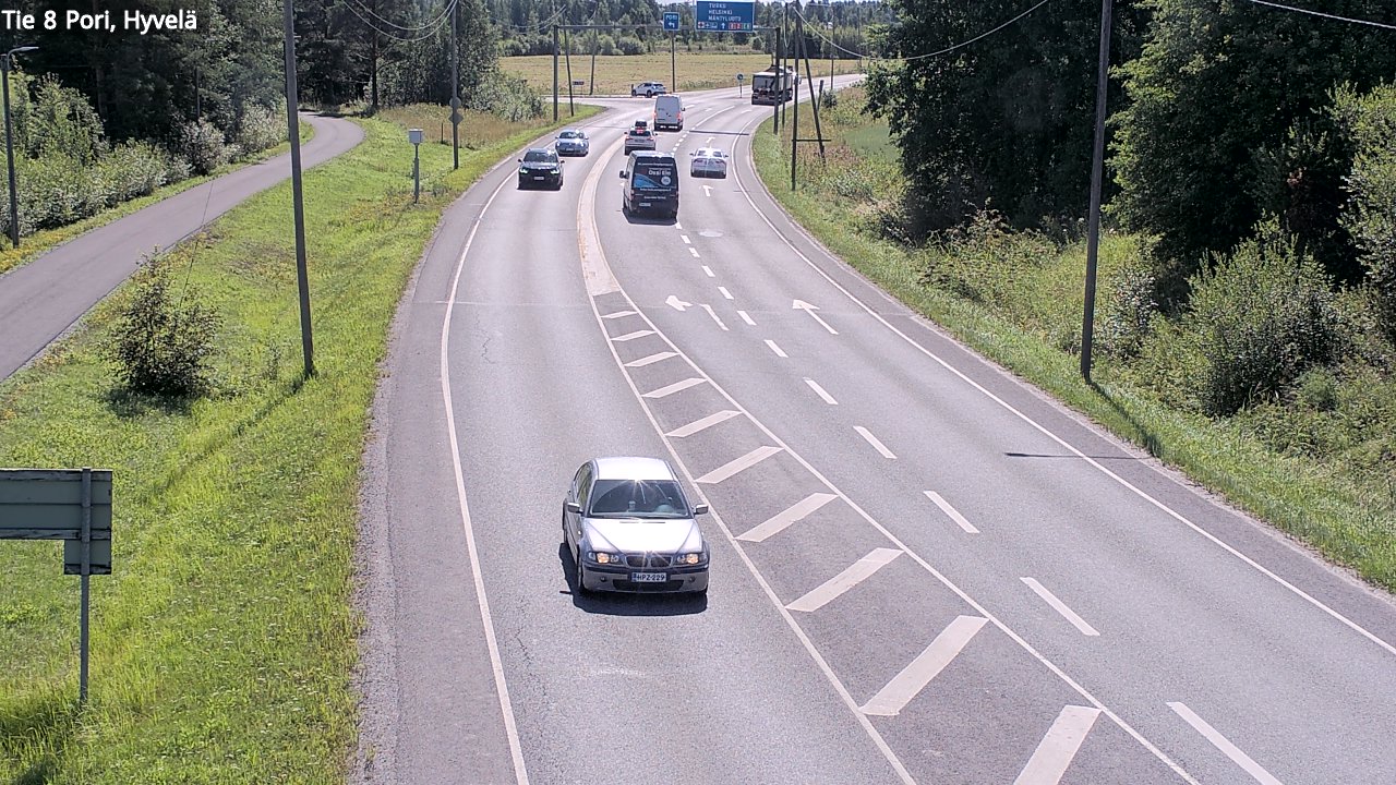 Kelikamerat Kuva Tie 8 Pori, Hyvelä, Pori, Satakunta