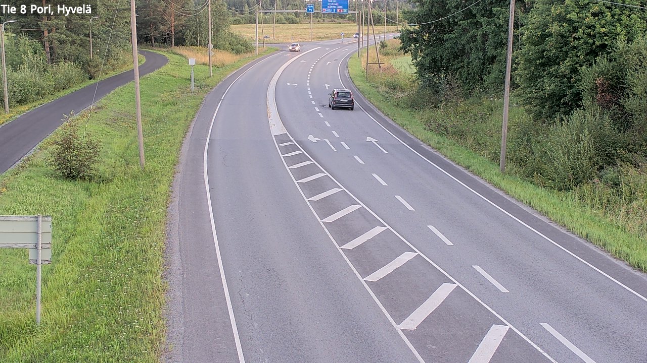 Kelikamerat Kuva Tie 8 Pori, Hyvelä, Pori, Satakunta