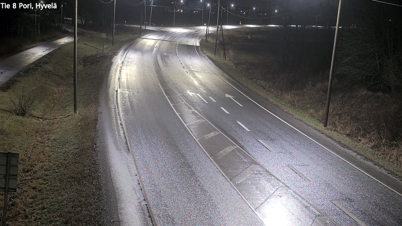 Weather Camera Image Road 8 Pori, Hyvelä, Pori, Satakunta