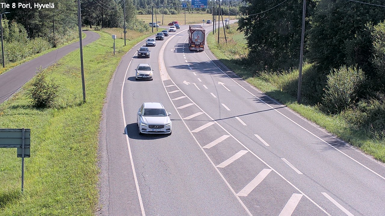 Kelikamerat Kuva Tie 8 Pori, Hyvelä, Pori, Satakunta