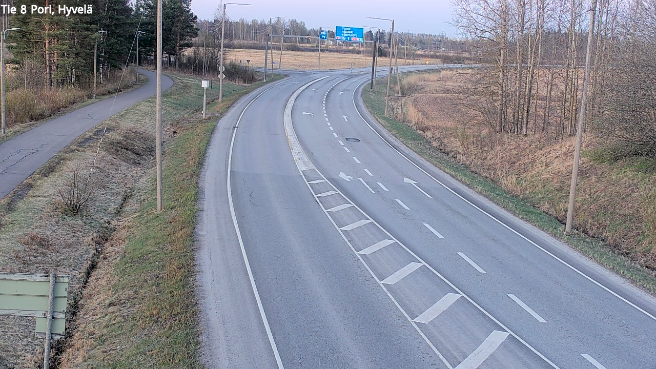 Kelikamerat Kuva Tie 8 Pori, Hyvelä, Pori, Satakunta