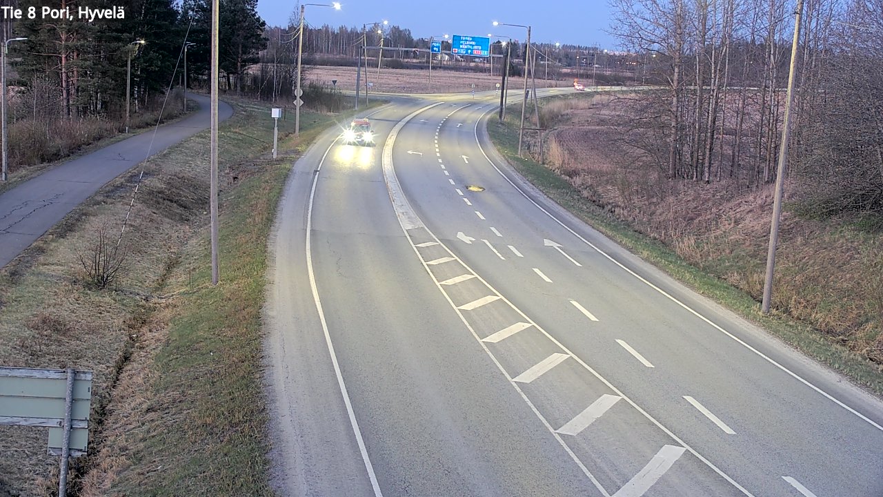 Kelikamerat Kuva Tie 8 Pori, Hyvelä, Pori, Satakunta