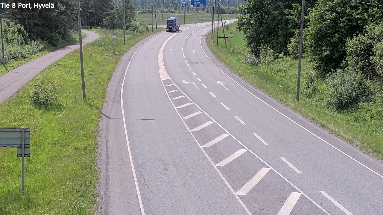 Kelikamerat Kuva Tie 8 Pori, Hyvelä, Pori, Satakunta