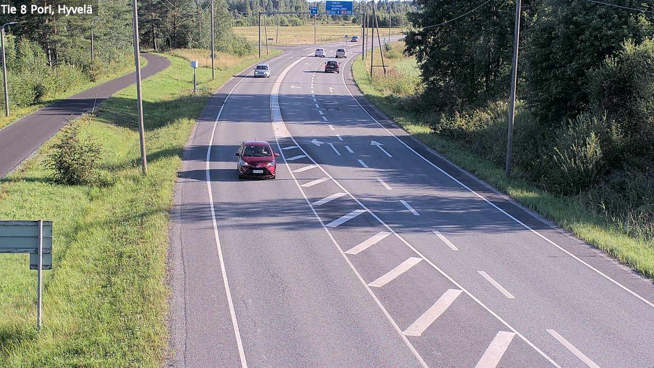 Kelikamerat Kuva Tie 8 Pori, Hyvelä, Pori, Satakunta