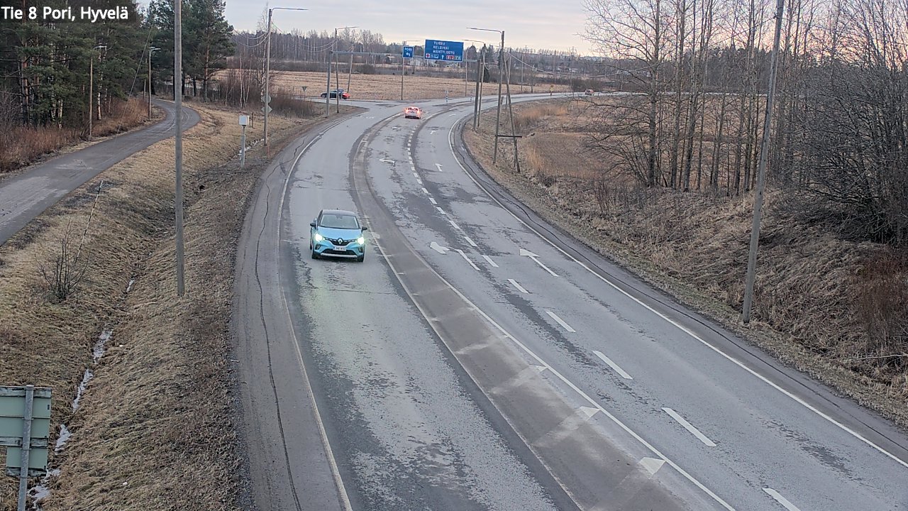 Kelikamerat Kuva Tie 8 Pori, Hyvelä, Pori, Satakunta