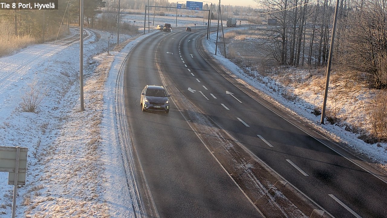 Kelikamerat Kuva Tie 8 Pori, Hyvelä, Pori, Satakunta