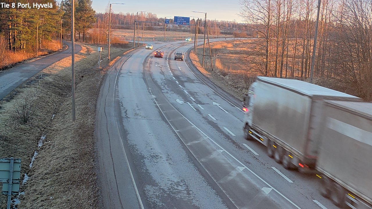 Kelikamerat Kuva Tie 8 Pori, Hyvelä, Pori, Satakunta