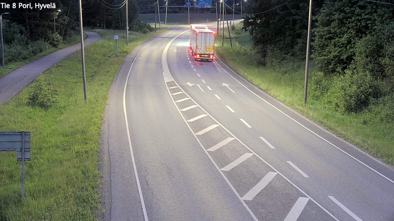 Kelikamerat Kuva Tie 8 Pori, Hyvelä, Pori, Satakunta