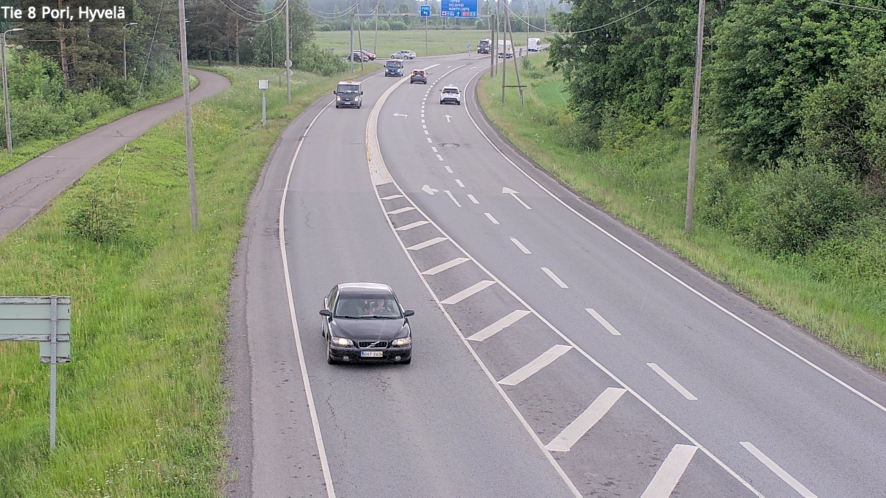 Kelikamerat Kuva Tie 8 Pori, Hyvelä, Pori, Satakunta