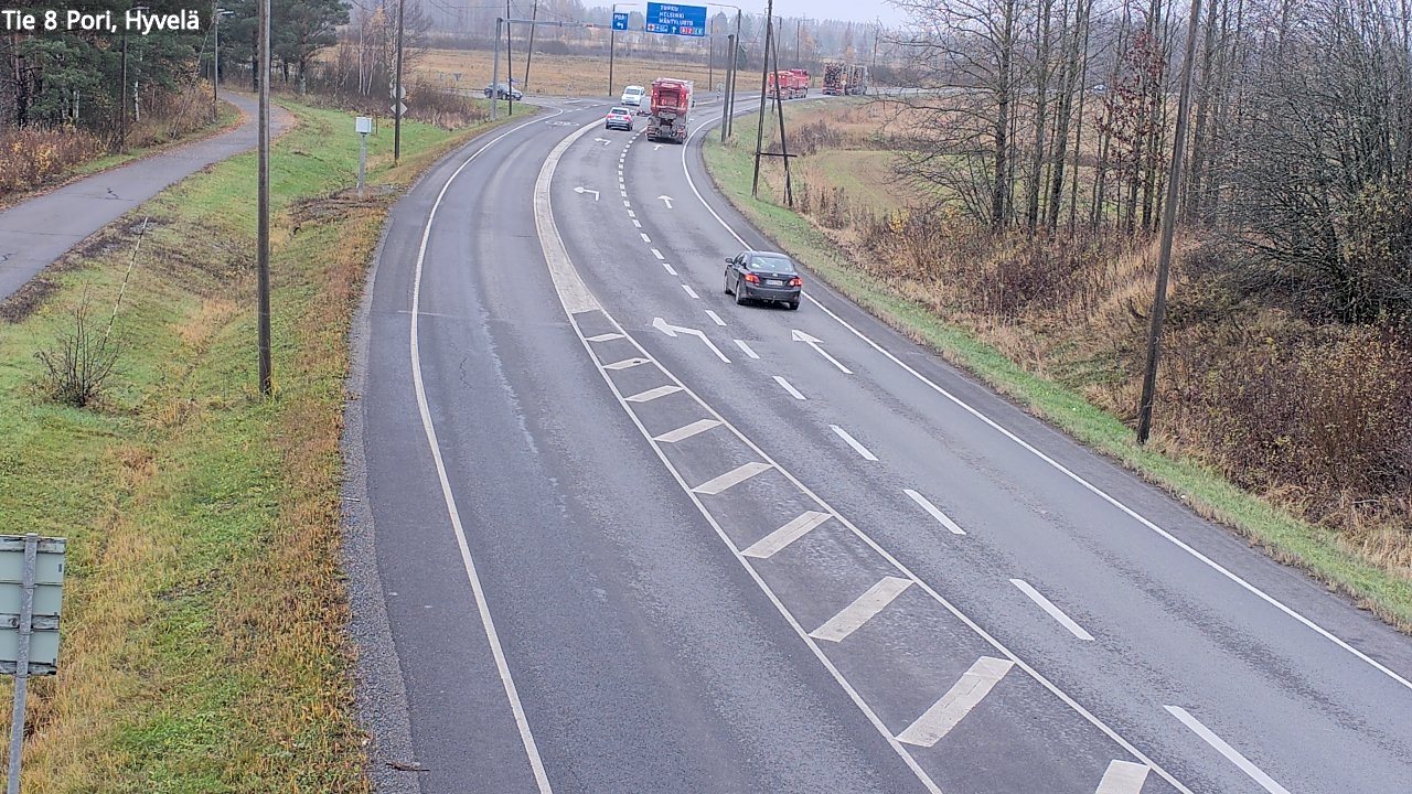 Kelikamerat Kuva Tie 8 Pori, Hyvelä, Pori, Satakunta