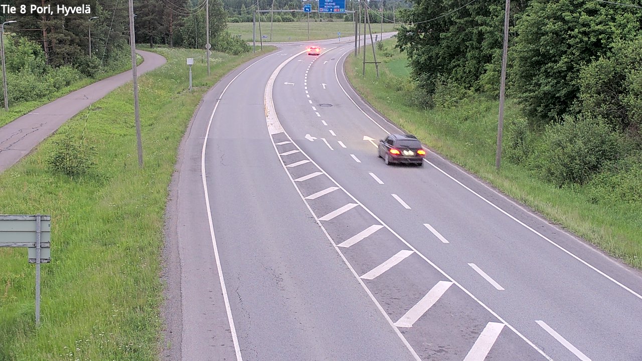 Kelikamerat Kuva Tie 8 Pori, Hyvelä, Pori, Satakunta