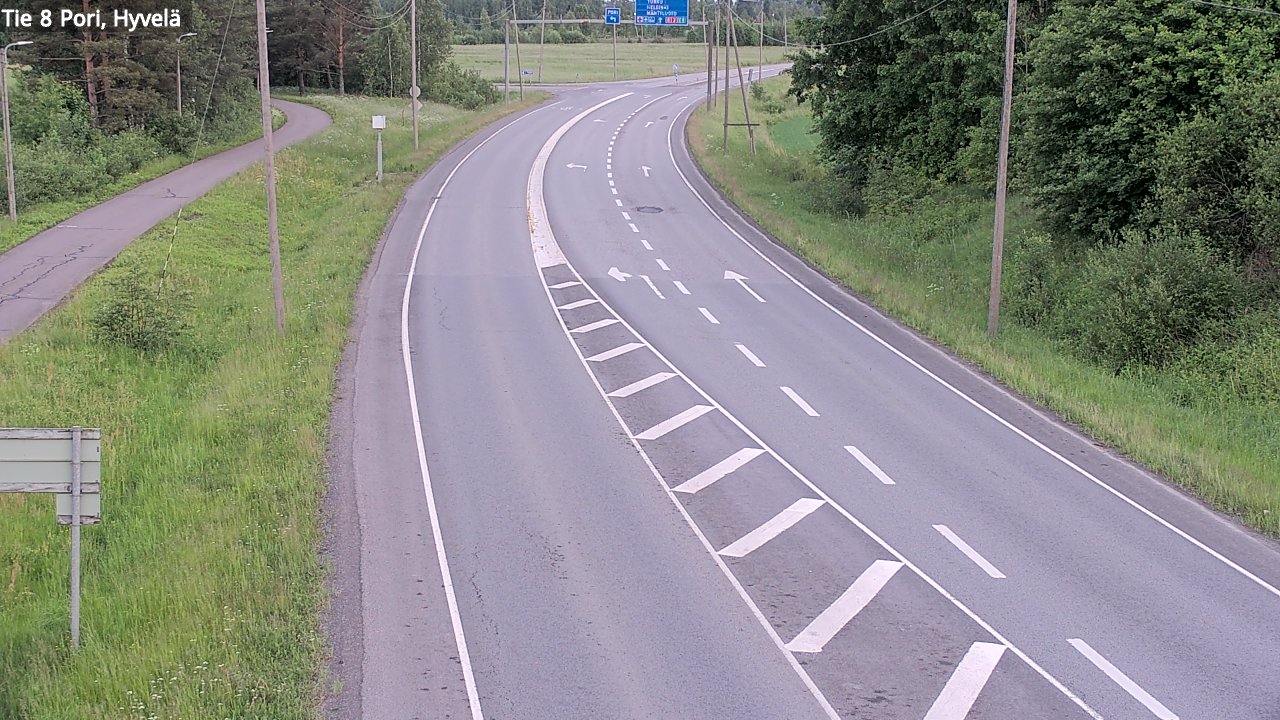 Kelikamerat Kuva Tie 8 Pori, Hyvelä, Pori, Satakunta