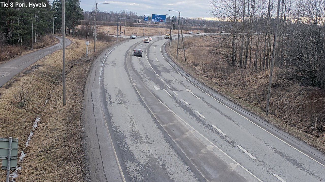 Kelikamerat Kuva Tie 8 Pori, Hyvelä, Pori, Satakunta