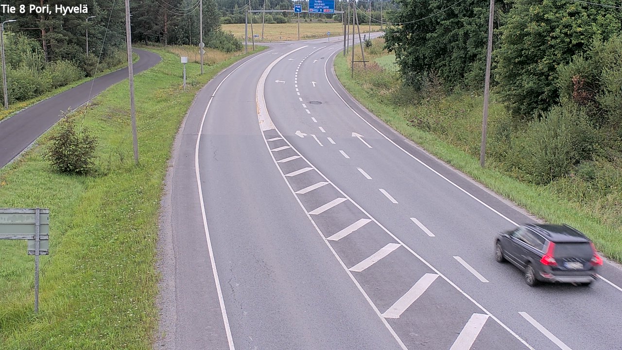 Kelikamerat Kuva Tie 8 Pori, Hyvelä, Pori, Satakunta