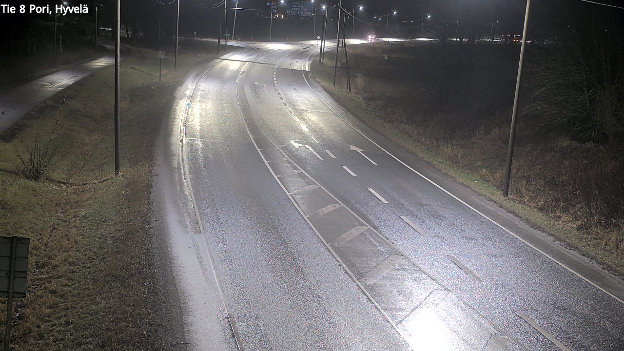 Weather Camera Image Road 8 Pori, Hyvelä, Pori, Satakunta