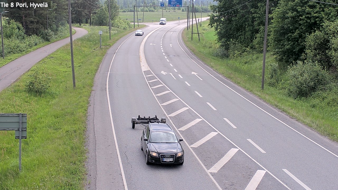 Kelikamerat Kuva Tie 8 Pori, Hyvelä, Pori, Satakunta