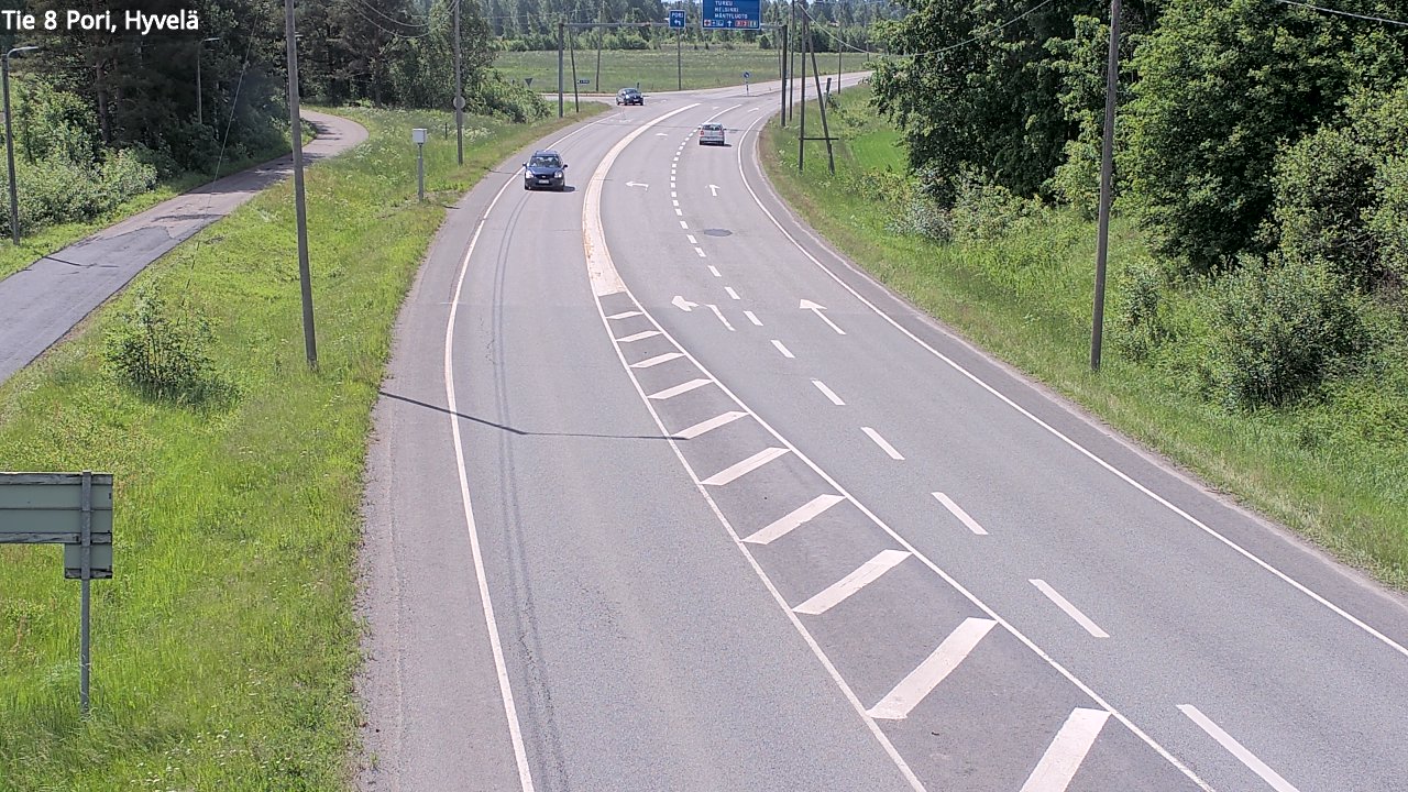 Kelikamerat Kuva Tie 8 Pori, Hyvelä, Pori, Satakunta
