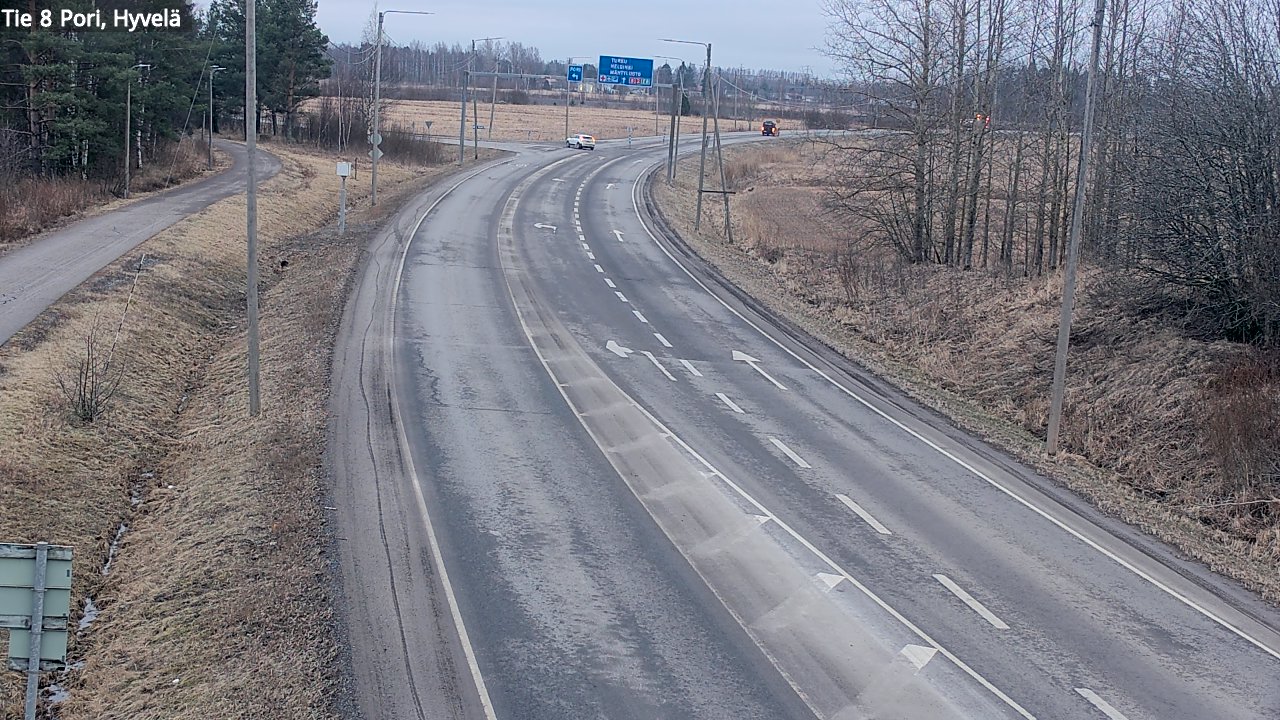 Weather Camera Image Road 8 Pori, Hyvelä, Pori, Satakunta