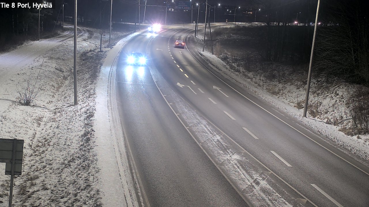 Kelikamerat Kuva Tie 8 Pori, Hyvelä, Pori, Satakunta