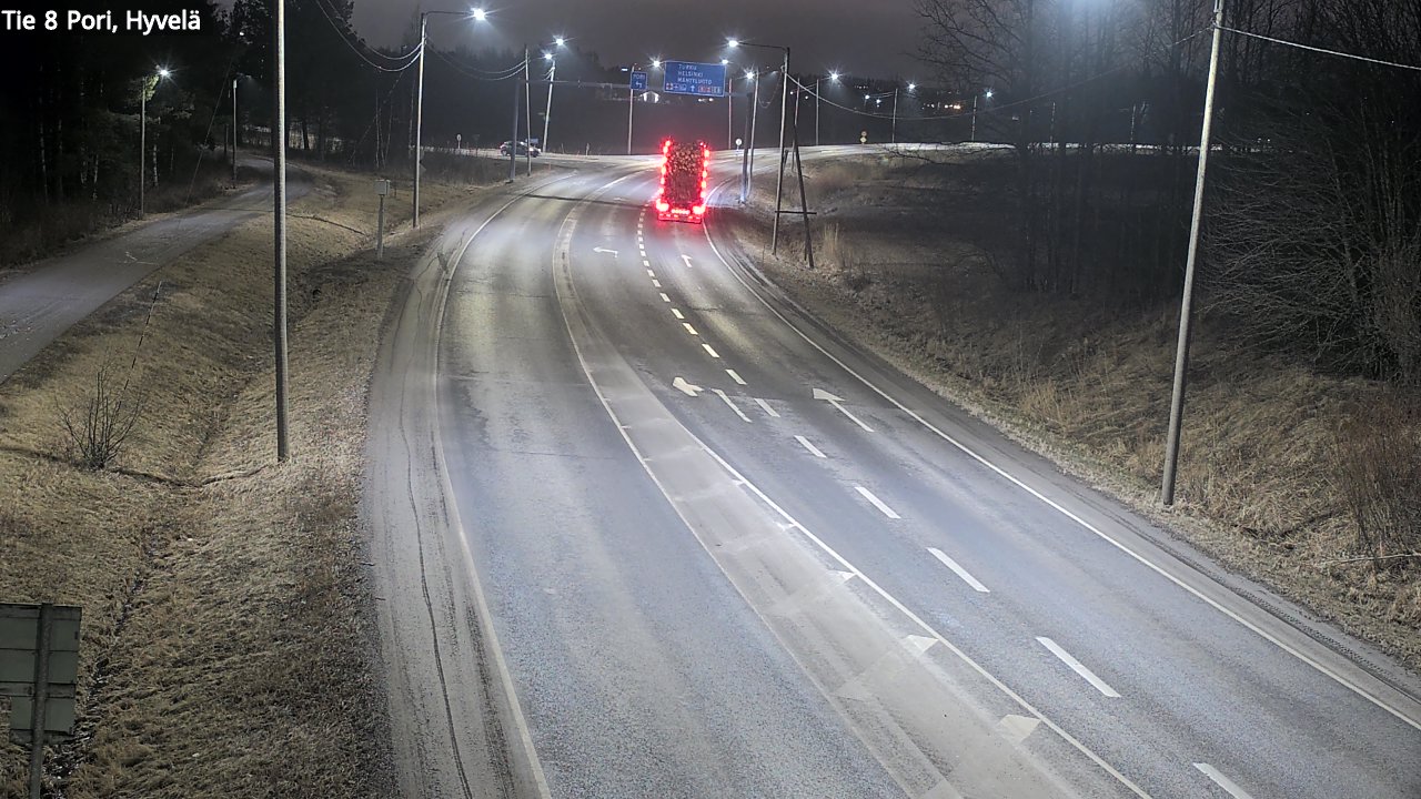 Weather Camera Image Road 8 Pori, Hyvelä, Pori, Satakunta