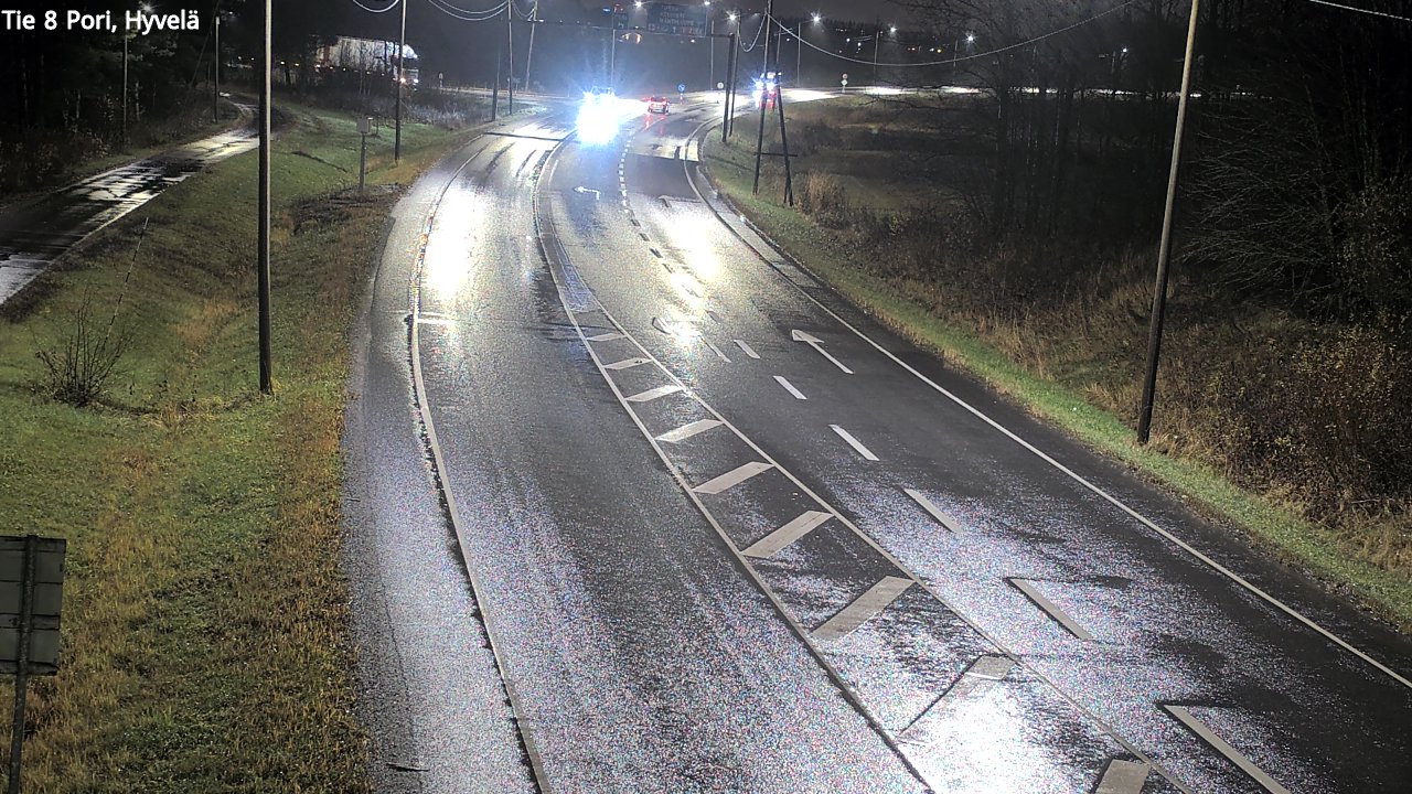 Kelikamerat Kuva Tie 8 Pori, Hyvelä, Pori, Satakunta