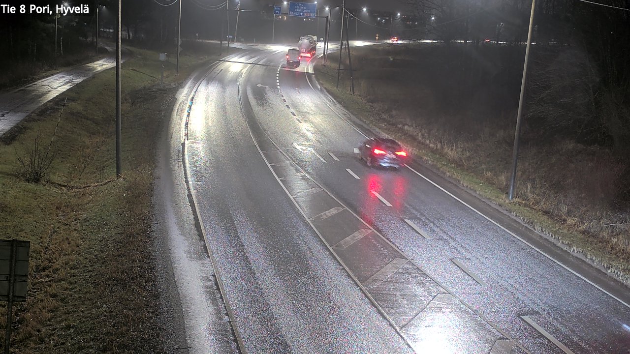 Weather Camera Image Road 8 Pori, Hyvelä, Pori, Satakunta