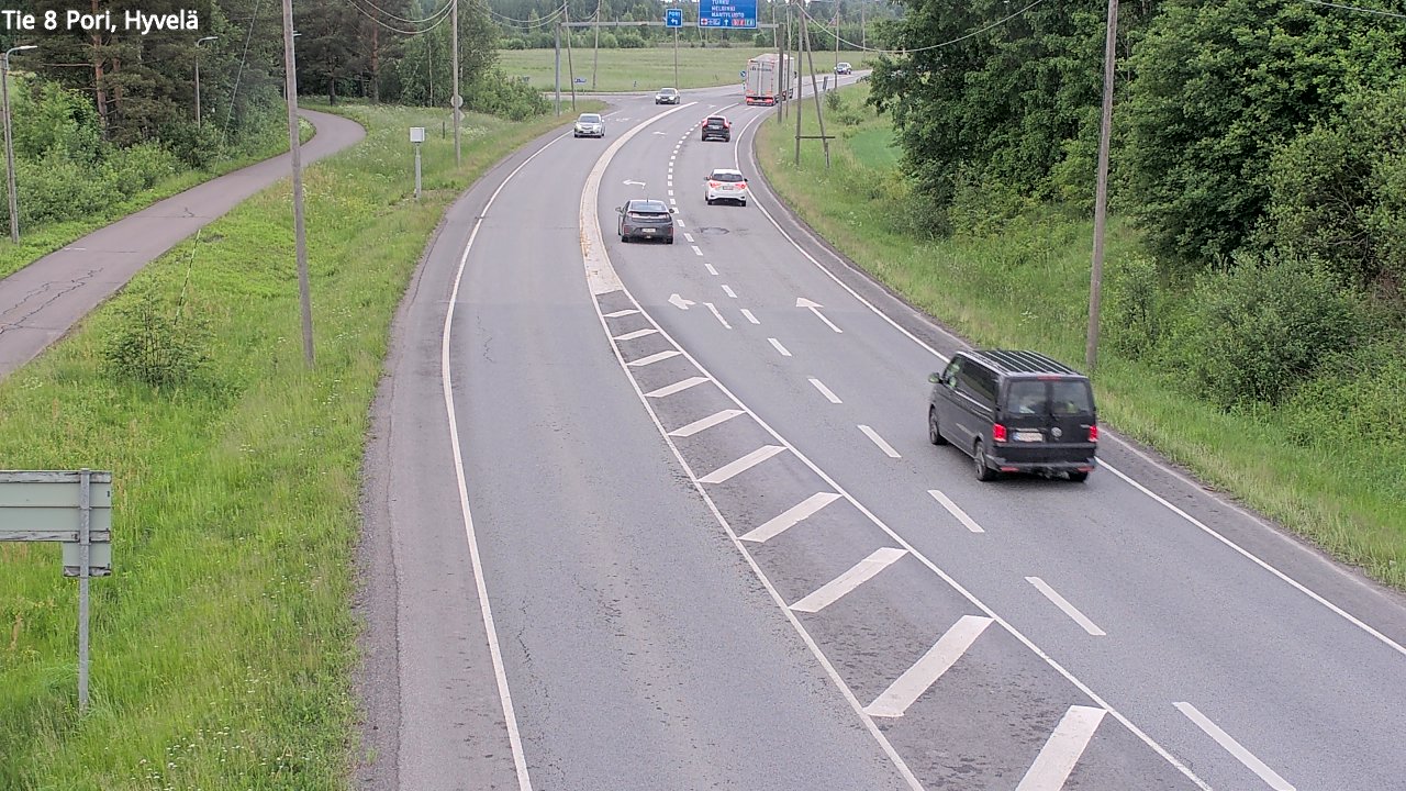 Kelikamerat Kuva Tie 8 Pori, Hyvelä, Pori, Satakunta