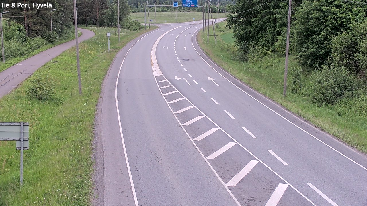 Kelikamerat Kuva Tie 8 Pori, Hyvelä, Pori, Satakunta