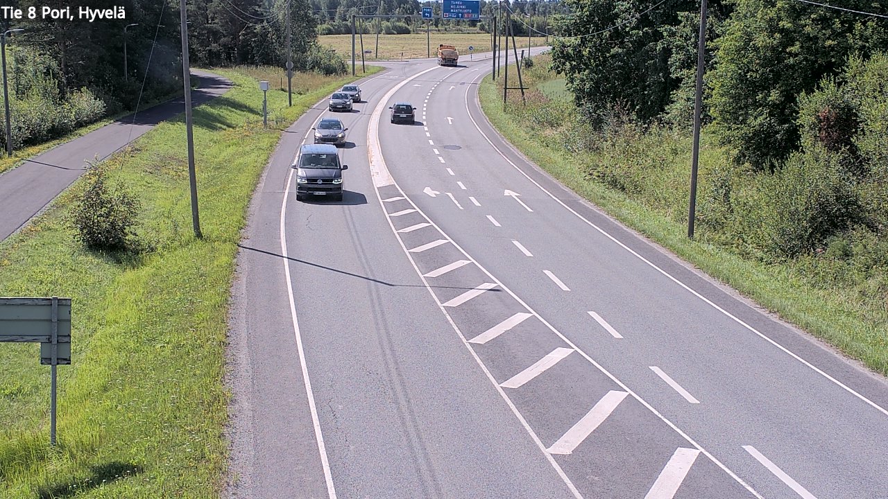 Kelikamerat Kuva Tie 8 Pori, Hyvelä, Pori, Satakunta