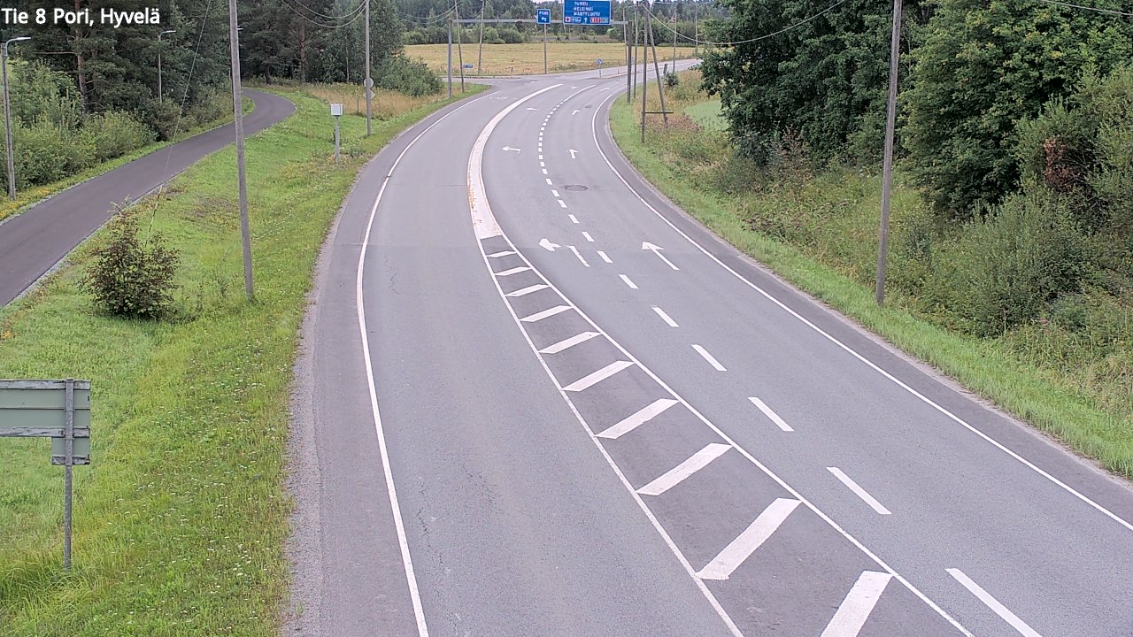 Kelikamerat Kuva Tie 8 Pori, Hyvelä, Pori, Satakunta