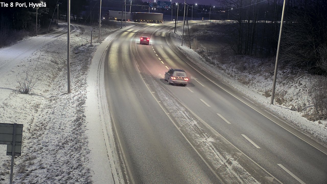 Kelikamerat Kuva Tie 8 Pori, Hyvelä, Pori, Satakunta
