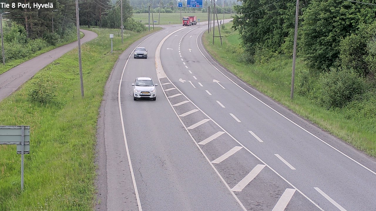 Kelikamerat Kuva Tie 8 Pori, Hyvelä, Pori, Satakunta