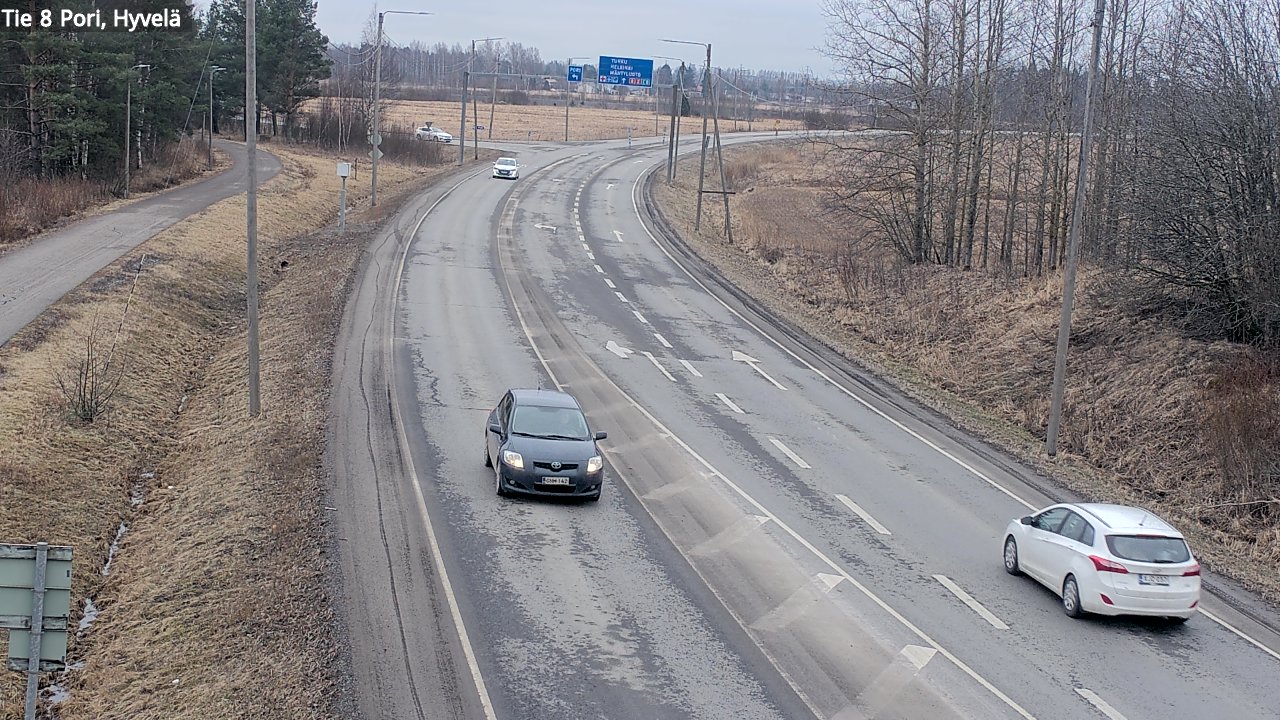 Weather Camera Image Road 8 Pori, Hyvelä, Pori, Satakunta