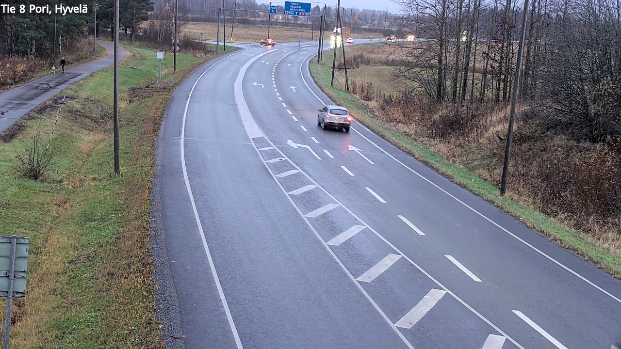 Kelikamerat Kuva Tie 8 Pori, Hyvelä, Pori, Satakunta
