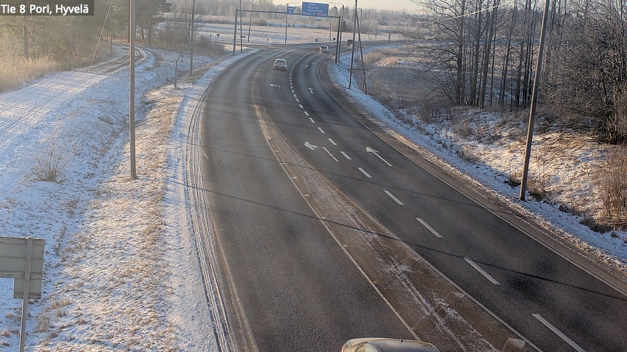 Kelikamerat Kuva Tie 8 Pori, Hyvelä, Pori, Satakunta