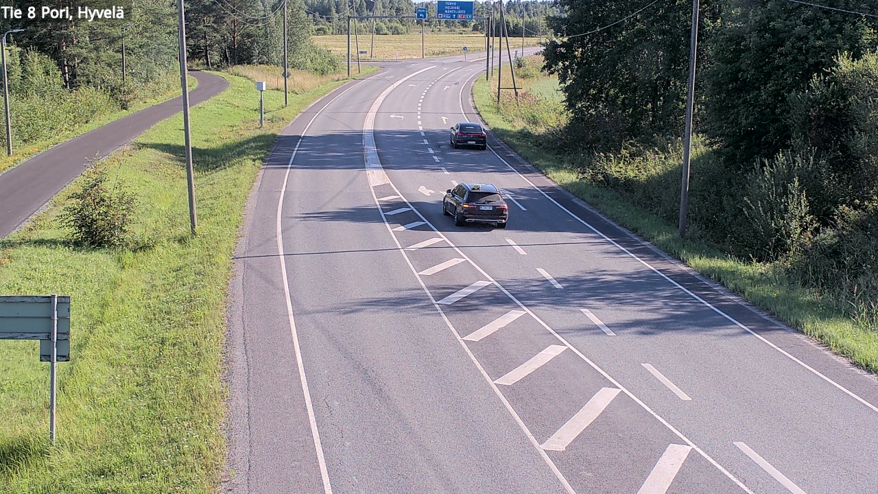 Kelikamerat Kuva Tie 8 Pori, Hyvelä, Pori, Satakunta