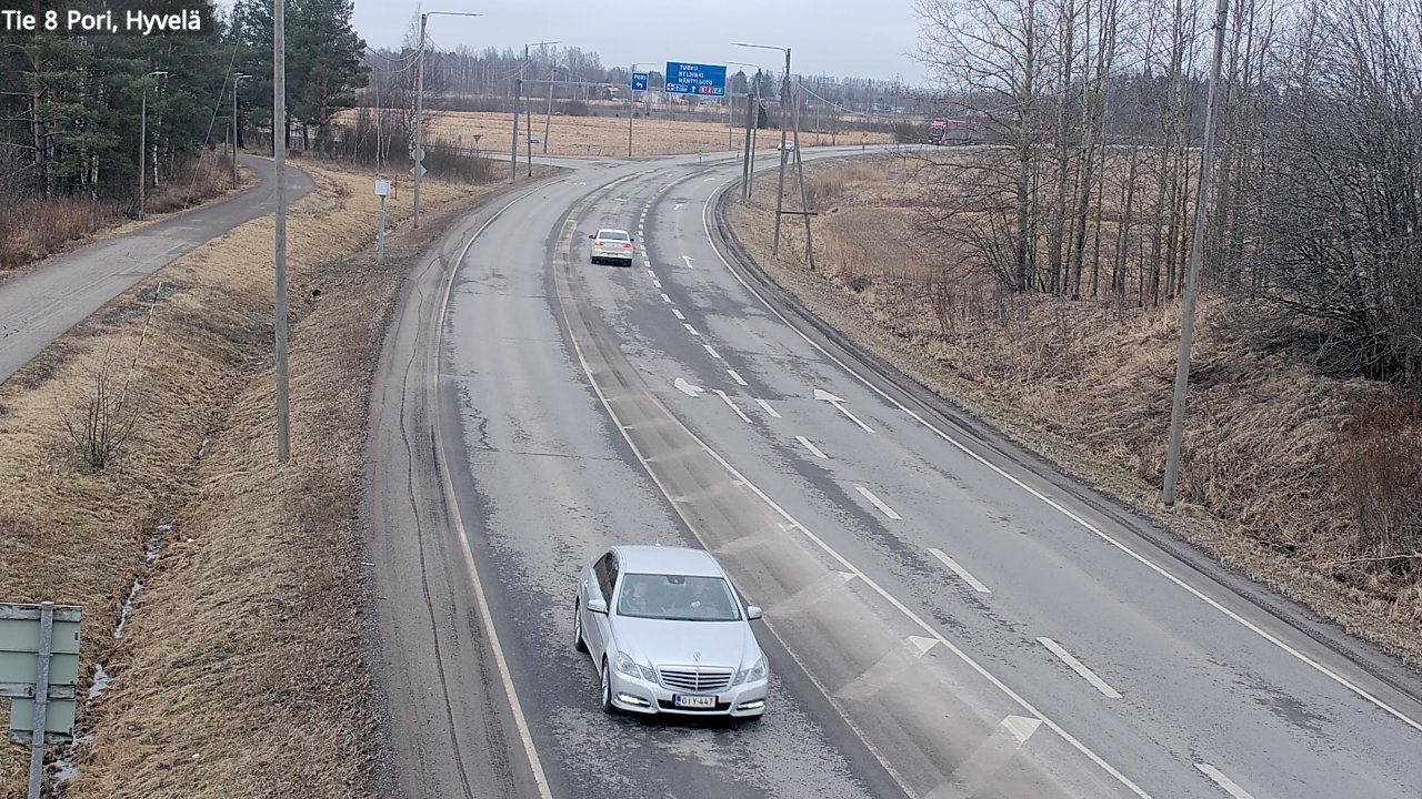 Weather Camera Image Road 8 Pori, Hyvelä, Pori, Satakunta