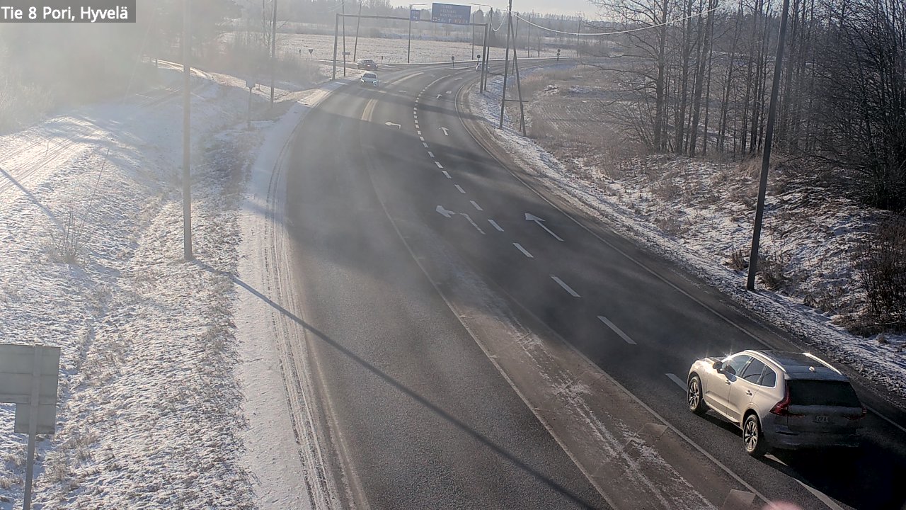 Kelikamerat Kuva Tie 8 Pori, Hyvelä, Pori, Satakunta