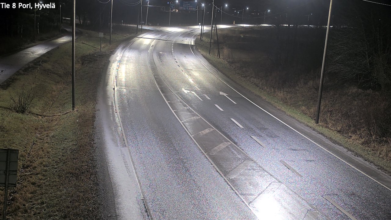 Weather Camera Image Road 8 Pori, Hyvelä, Pori, Satakunta