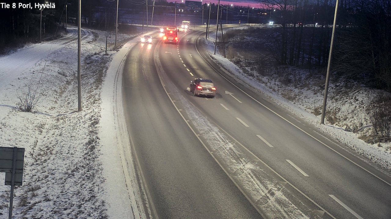 Kelikamerat Kuva Tie 8 Pori, Hyvelä, Pori, Satakunta