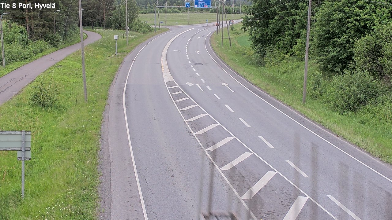 Kelikamerat Kuva Tie 8 Pori, Hyvelä, Pori, Satakunta