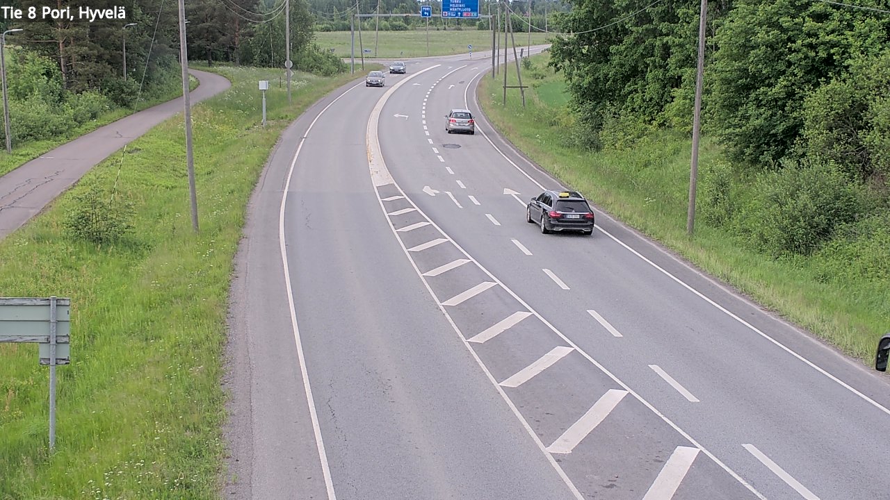 Kelikamerat Kuva Tie 8 Pori, Hyvelä, Pori, Satakunta