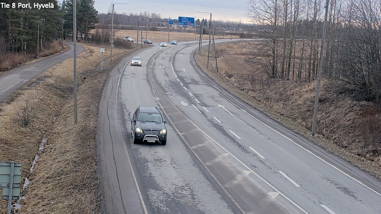 Kelikamerat Kuva Tie 8 Pori, Hyvelä, Pori, Satakunta