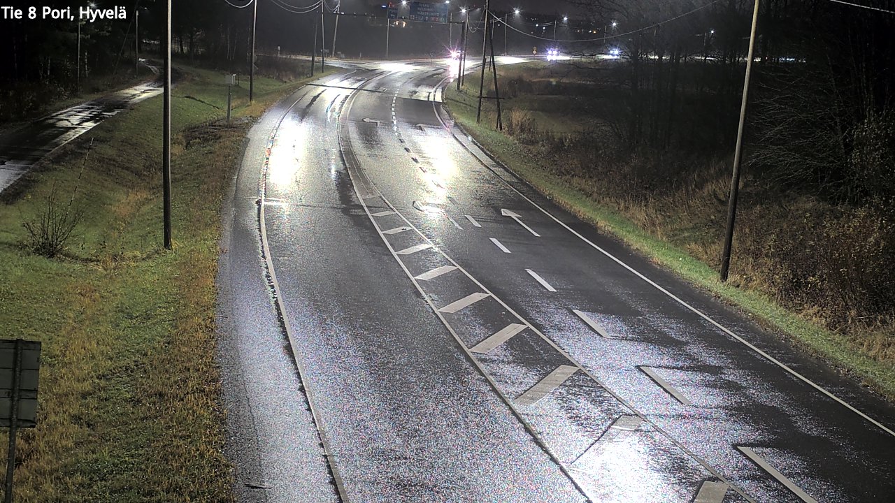 Kelikamerat Kuva Tie 8 Pori, Hyvelä, Pori, Satakunta