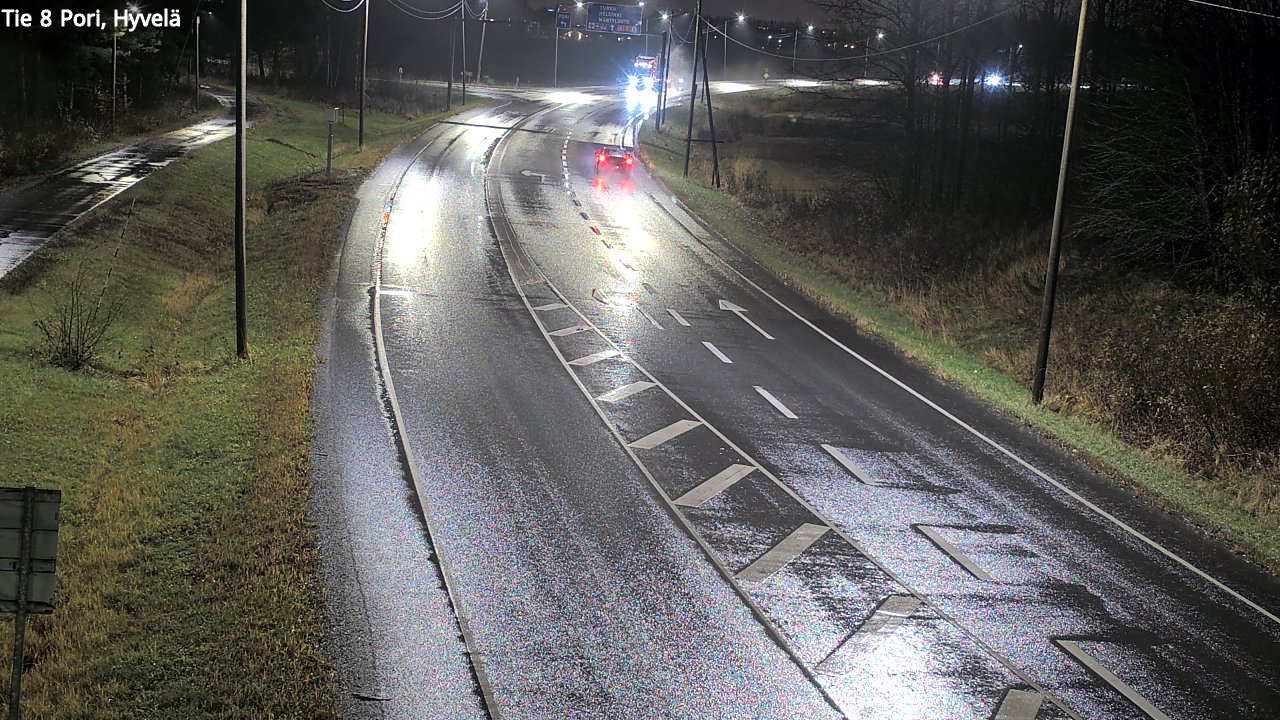 Kelikamerat Kuva Tie 8 Pori, Hyvelä, Pori, Satakunta