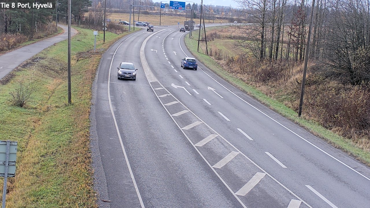 Kelikamerat Kuva Tie 8 Pori, Hyvelä, Pori, Satakunta