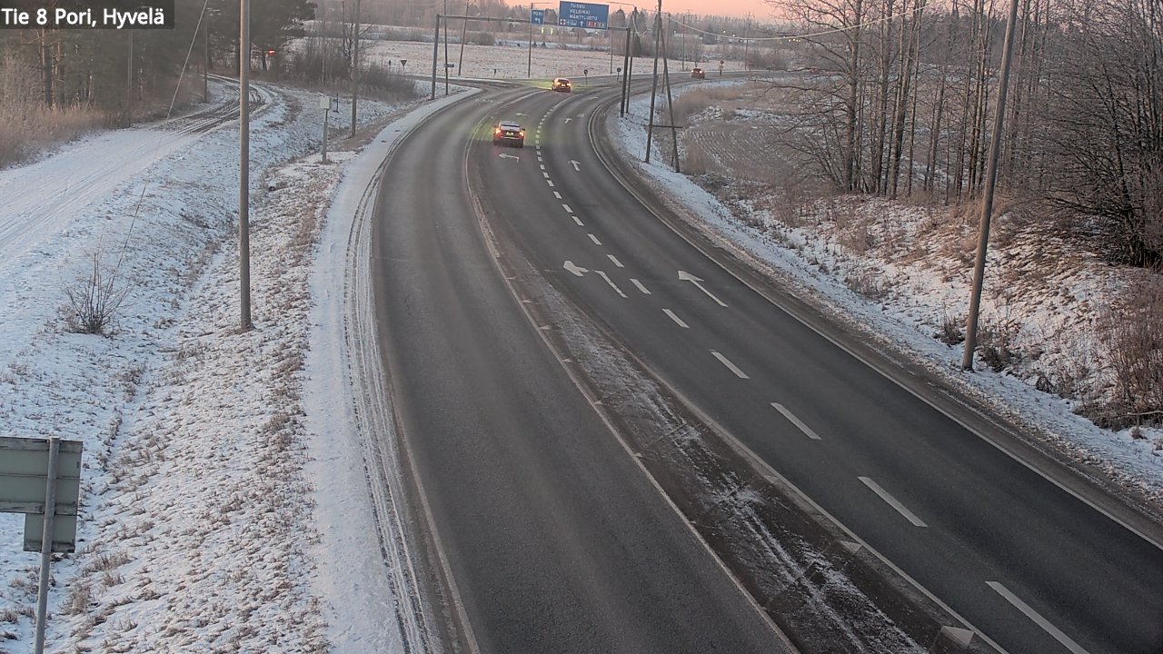 Kelikamerat Kuva Tie 8 Pori, Hyvelä, Pori, Satakunta