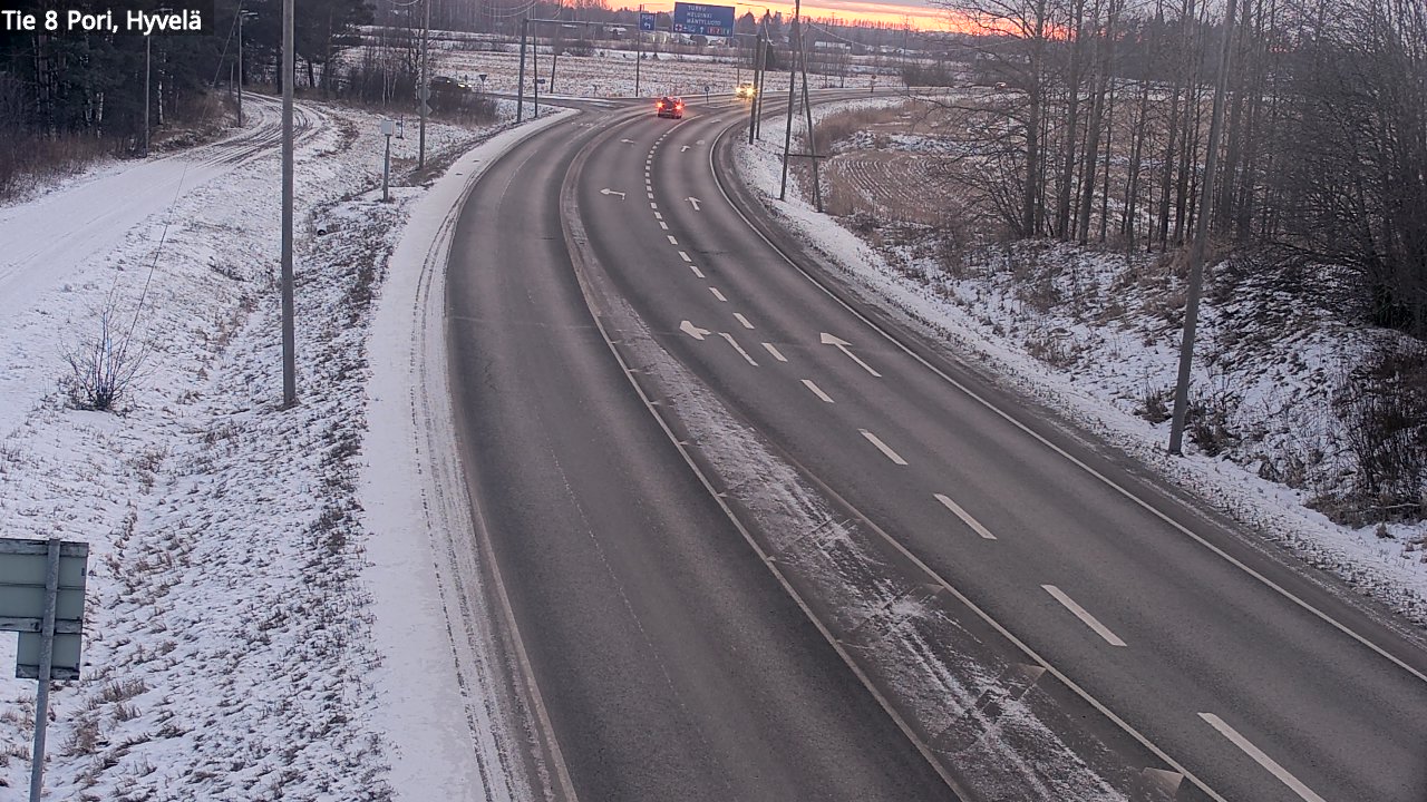 Kelikamerat Kuva Tie 8 Pori, Hyvelä, Pori, Satakunta