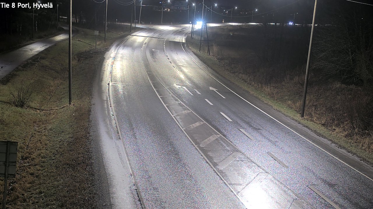 Weather Camera Image Road 8 Pori, Hyvelä, Pori, Satakunta