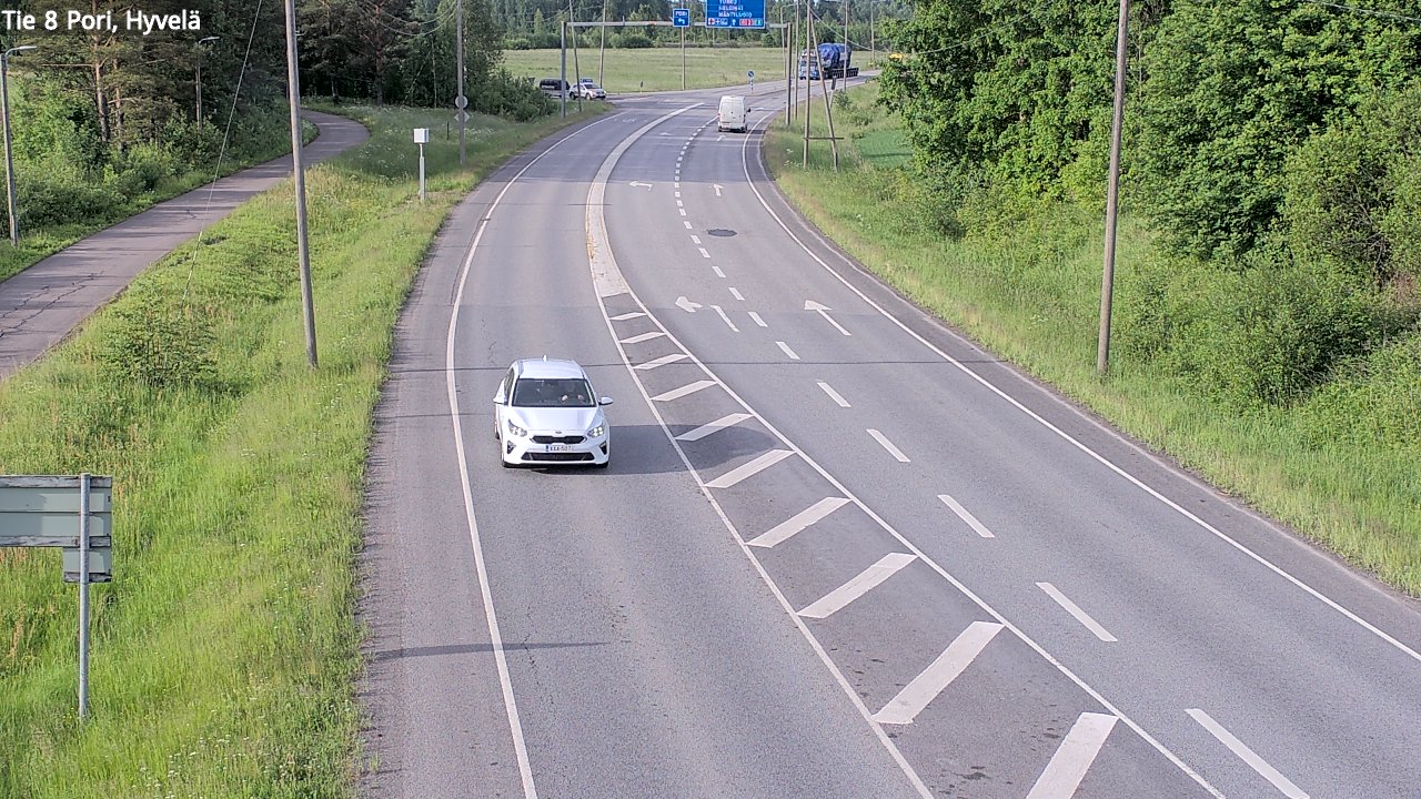 Kelikamerat Kuva Tie 8 Pori, Hyvelä, Pori, Satakunta